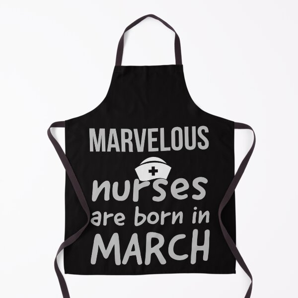 Item preview, marvelous nurses are born in March designed and sold by doctors-apparel.