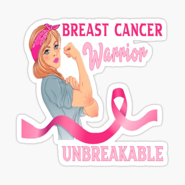 Item preview, Breast Cancer Awareness Warrior Unbreakable TShirt designed and sold by ettavanh.