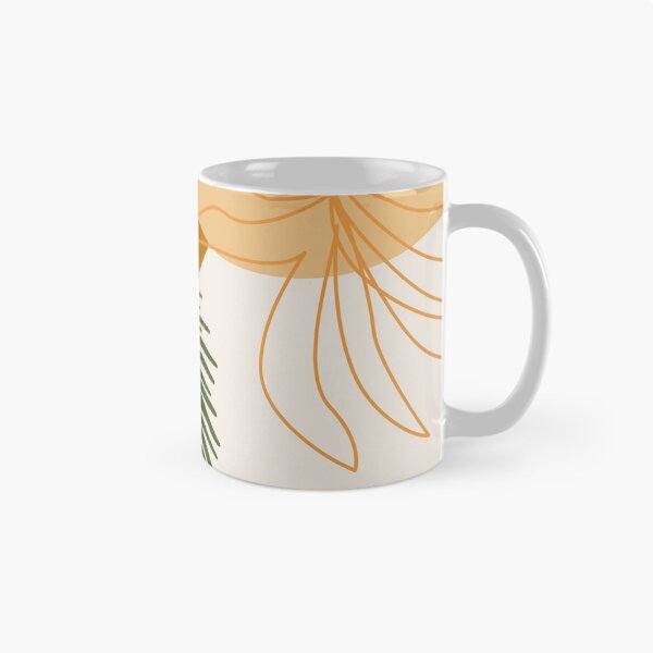 Item preview, Mid Century Modern Boho Line Art Minimalist Terracotta designed and sold by TriadArtDesign.