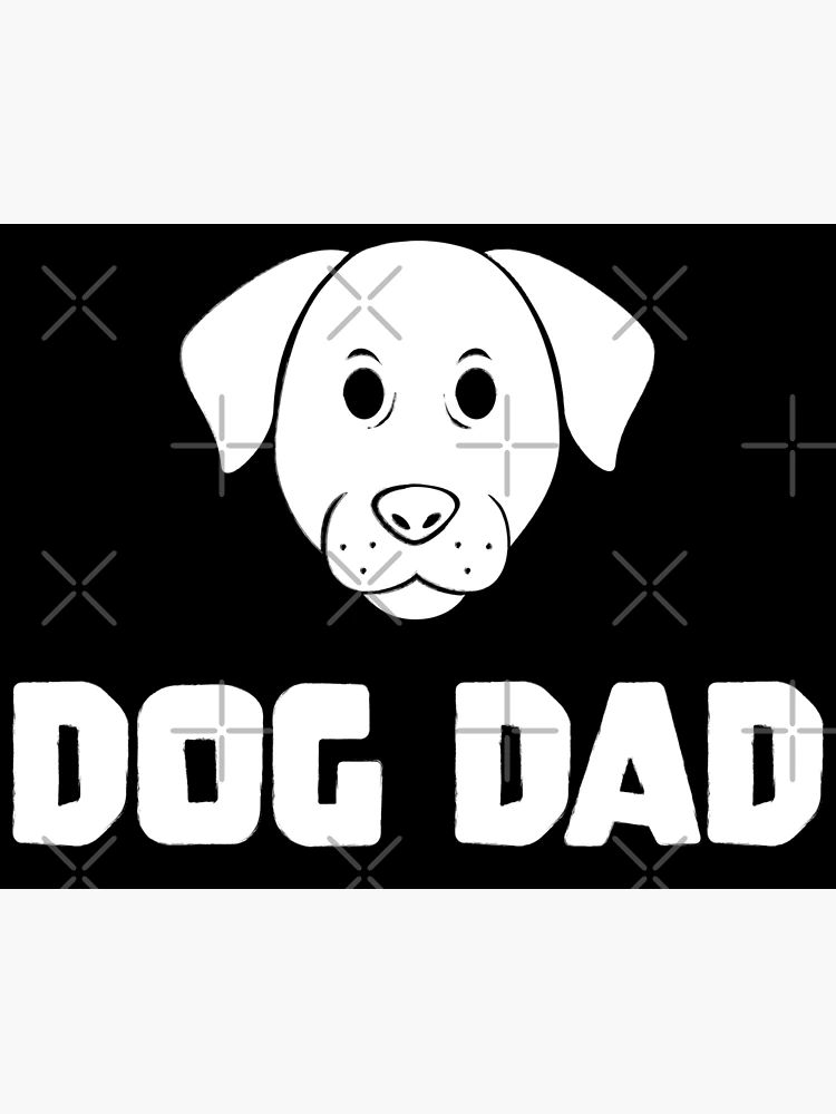Thumbnail 3 of 3, Poster, Dog Dad designed and sold by PaulSDesign.