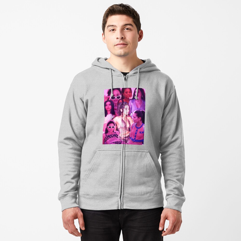 Alexa Demie Euphoria Season 2 Maddy Perez Pink Fleece Jacket