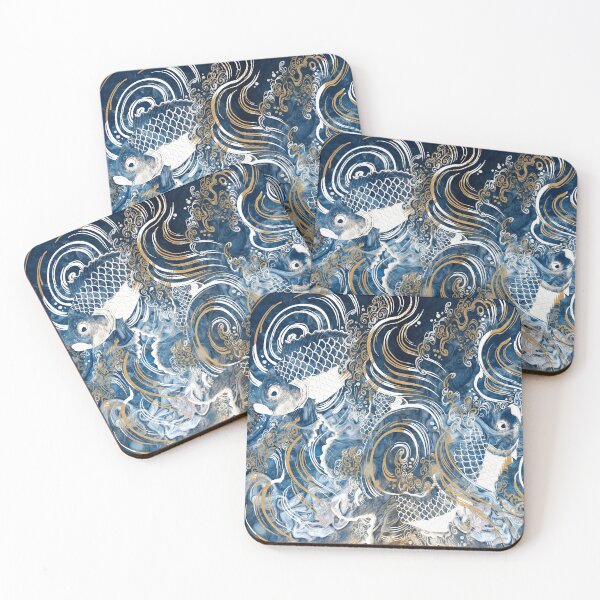 Item preview, Koi Fish in Jupiter Swirls designed and sold by katemargoli.