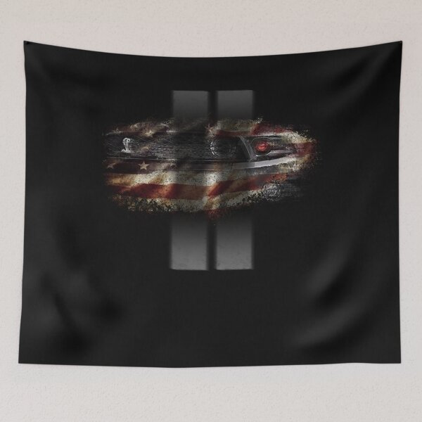 Item preview, US musclecar shows its flag designed and sold by xlshirt.