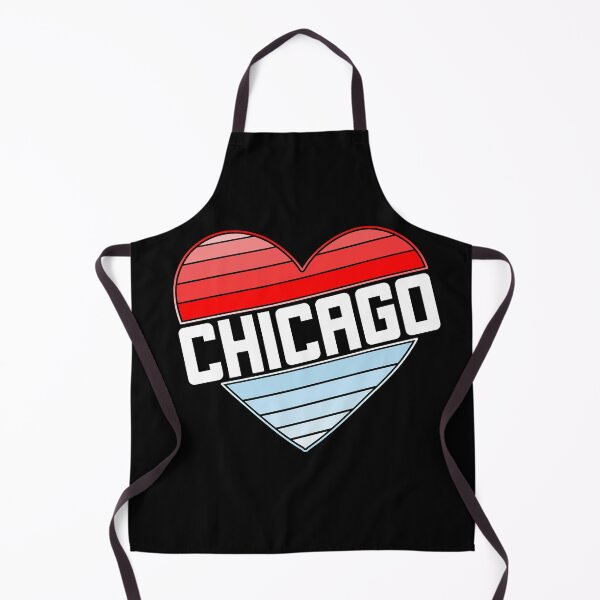 Item preview, Chicago Heart, I Love Chicago, Gradient Flag Colors designed and sold by Celticana.