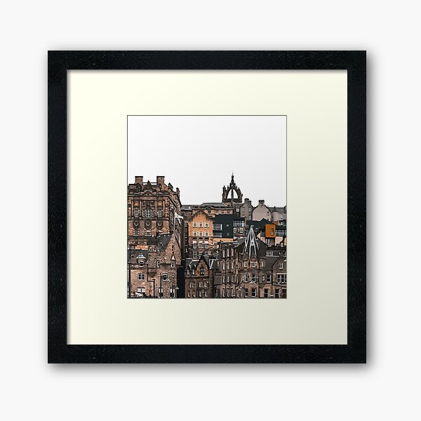 Item preview, Edinburgh buildings skyline designed and sold by am-mantilla2156.