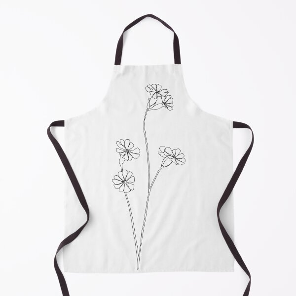 Item preview, Wildflower line drawing - Ilana designed and sold by TheColourStudy.