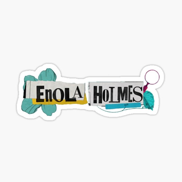 Enola Holmes, Millie Bobby Brown y Enola Holmes movie Pegatina