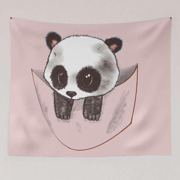 Item preview, panda in pocket designed and sold by nemfisart.