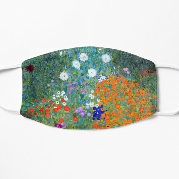 Gustav Klimt Flower Garden Flat Mask