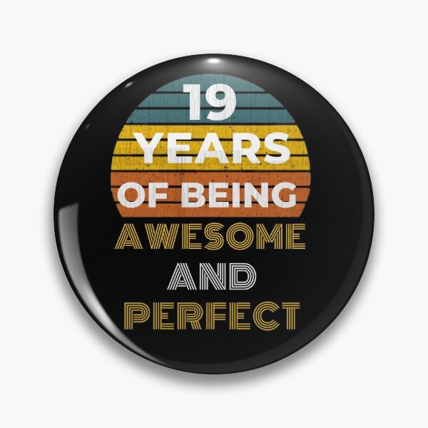 Item preview, 19th Birthday -19 Years Old Birthday Gift Vintage Sunset Design designed and sold by OneandHalf.
