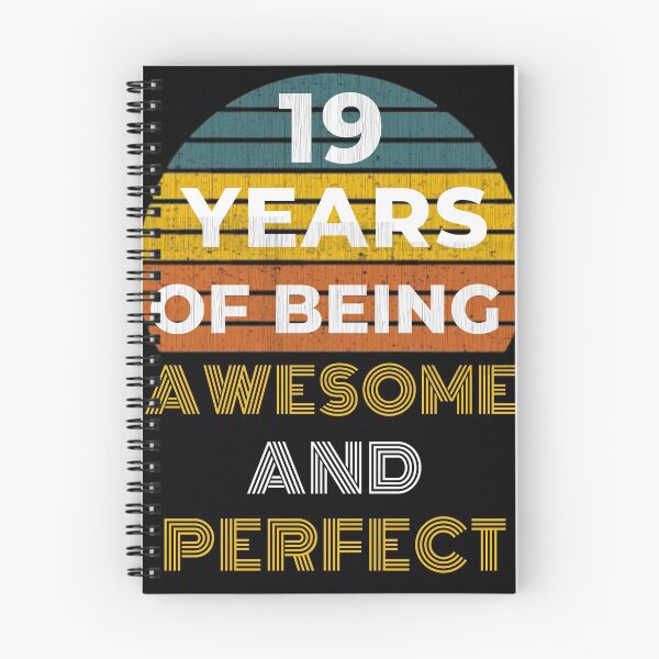 Item preview, 19th Birthday -19 Years Old Birthday Gift Vintage Sunset Design designed and sold by OneandHalf.