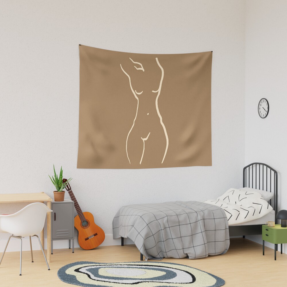 Naked woman canvas, Erotic Canvas, Nude sketch, Female body art,Sensual  bedroom art, Woman stick figure, Naked woman print, Art femme