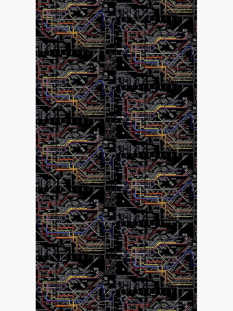 New York City Subway Map by MDAM