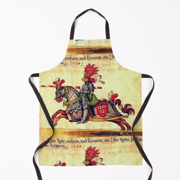 Item preview, MEDIEVAL KNIGHT OF THE NEIPPBERG HORSEBACK WITH LANCE AND RED WHITE FEATHERS designed and sold by BulganLumini.