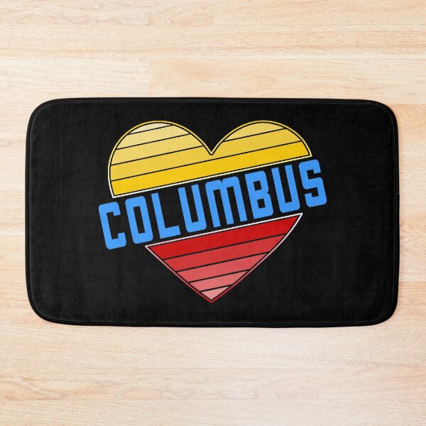 Item preview, Columbus Heart, I Love Columbus, Gradient Flag Colors designed and sold by Celticana.