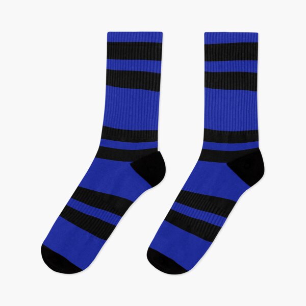 Item preview, E Girl Blue & Black Stripes Pattern designed and sold by lipemo.