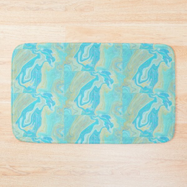 Item preview, Blue and Gold Marble designed and sold by Victoria Arose.
