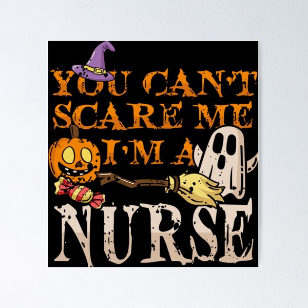 Can't Scare Nurse • Fall Funny Nurse Halloween Personalized