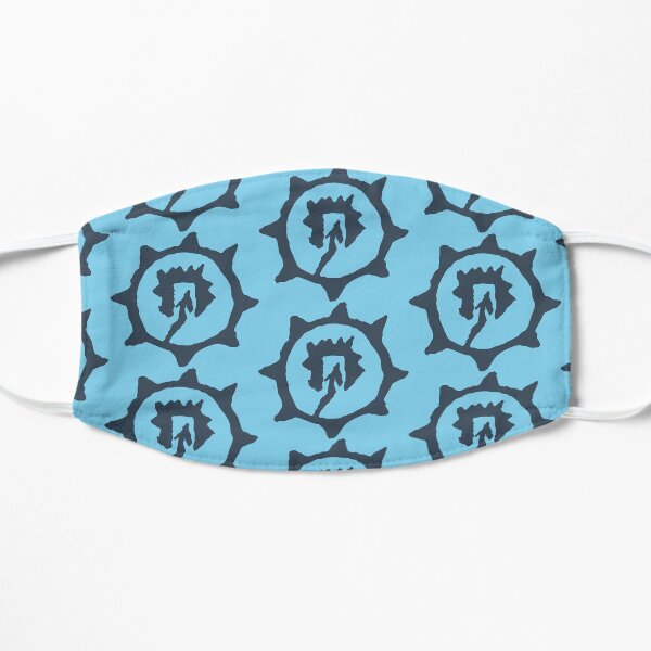 Gatecon Mask - Blue Flat Mask