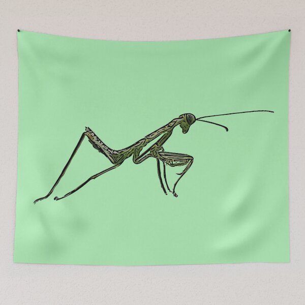 Item preview, Praying Mantis Black Alternate Print  designed and sold by designsasstultd.