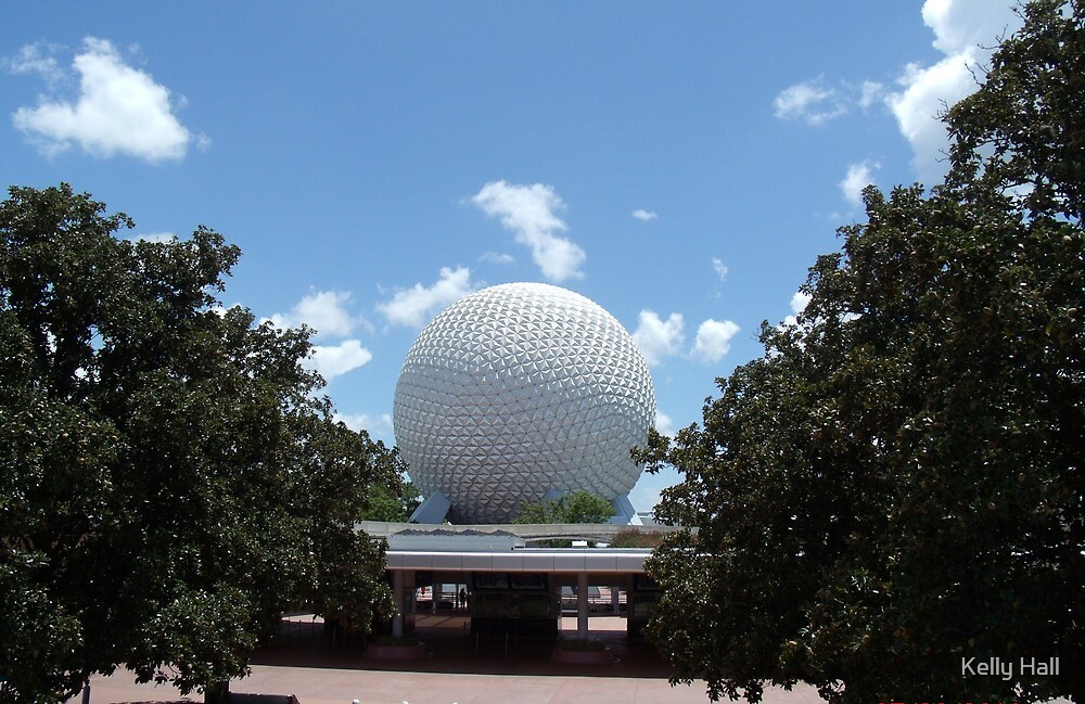 "Epcot Ball" by nutty1kel Redbubble