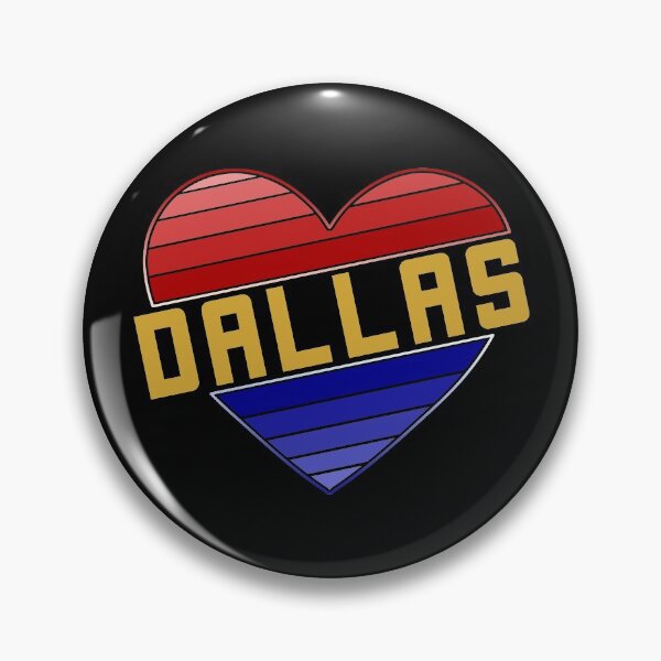 Item preview, Dallas Heart, I Love Dallas, Gradient Flag Colors designed and sold by Celticana.