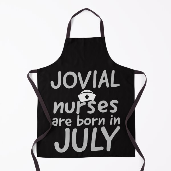 Item preview, jovial nurses are born in July designed and sold by doctors-apparel.