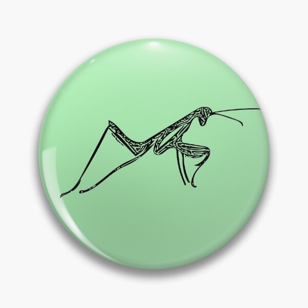 Item preview,  Praying Mantis Black Print  designed and sold by designsasstultd.