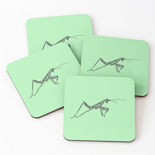 Item preview,  Praying Mantis Black Print  designed and sold by designsasstultd.