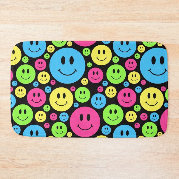 Item preview, Smiley Face Pattern 90s Rave designed and sold by Funful.