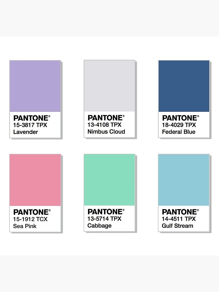Pantone colour swatches | Poster