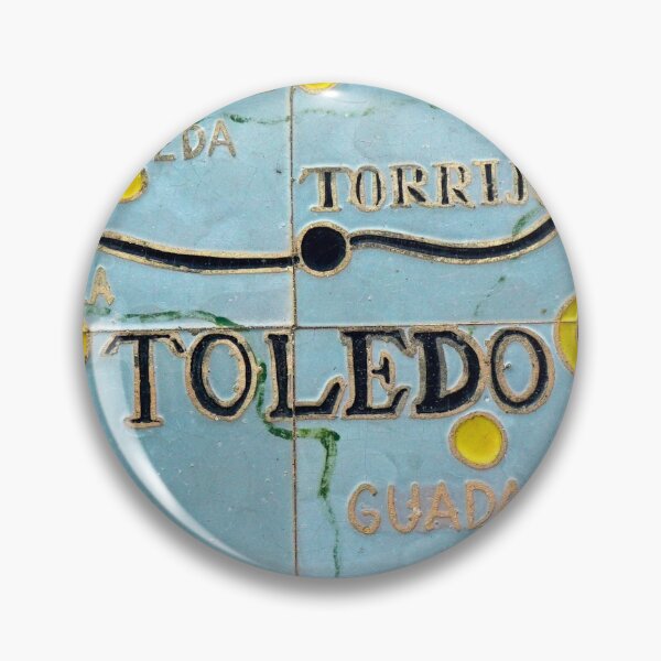 Item preview, TOLEDO CITY - MAP - MAP OF TOLEDO - TILED - ART-  designed and sold by Tropical Blood.