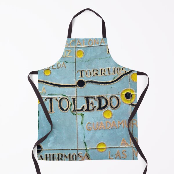 Item preview, TOLEDO CITY - MAP - MAP OF TOLEDO - TILED - ART- designed and sold by Tropical Blood.