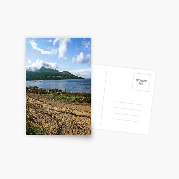 Brodick Beach Isle of Arran Scotland Postcard