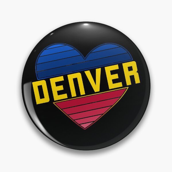 Item preview, Denver Heart, I Love Denver, Gradient Flag Colors designed and sold by Celticana.