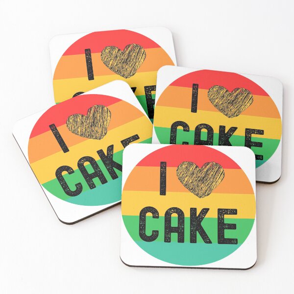 Item preview, I love cake - retro, vintage designed and sold by bas19101.