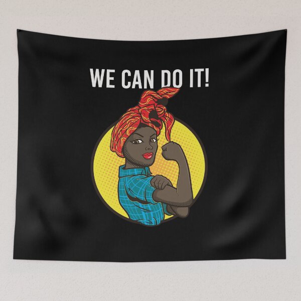 Item preview, Black Woman We Can Do It  Black Feminist designed and sold by BornDesign.