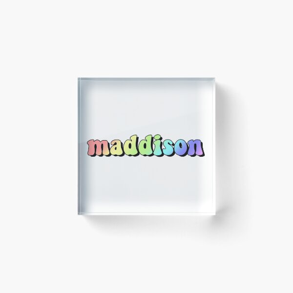 Item preview, aesthetic rainbow maddison name designed and sold by STAR10008.