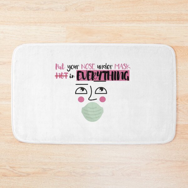 Item preview, Put your nose under mask not in everything,Please Wear Mask Safety Notice designed and sold by Rima-Store-19.
