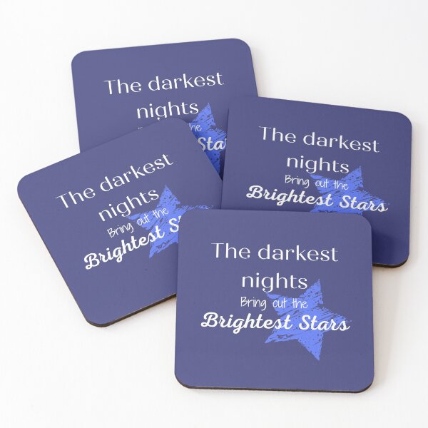 Item preview, The darkest nights bring out the brightest stars designed and sold by designlee.