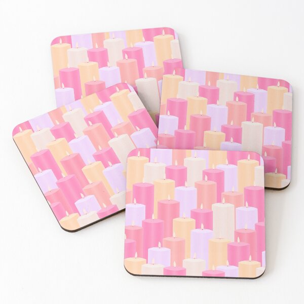 Item preview, Candles in Pastel Pink designed and sold by The Wellington Boot.