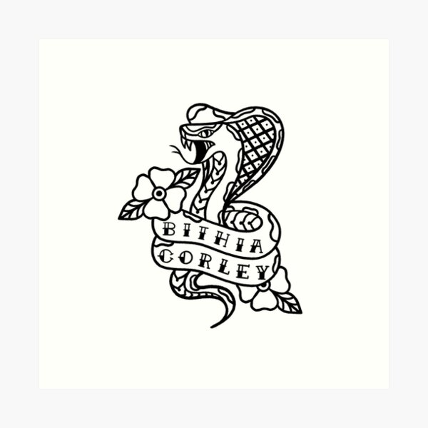 Slithering Signature Art Print