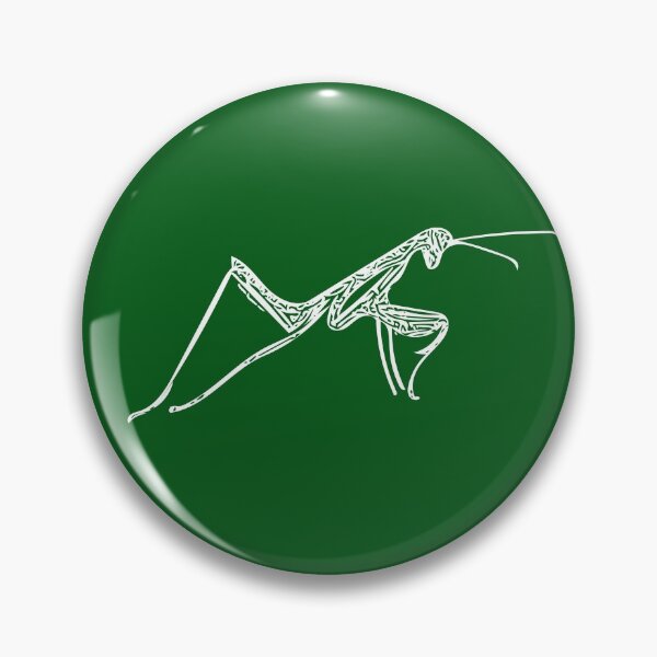 Item preview, Praying Mantis White Print  designed and sold by designsasstultd.