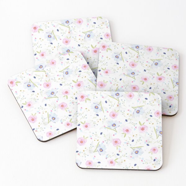 Item preview, Cherry Blossom + Cosmos Floral Decorative parttern designed and sold by Iconique Space.