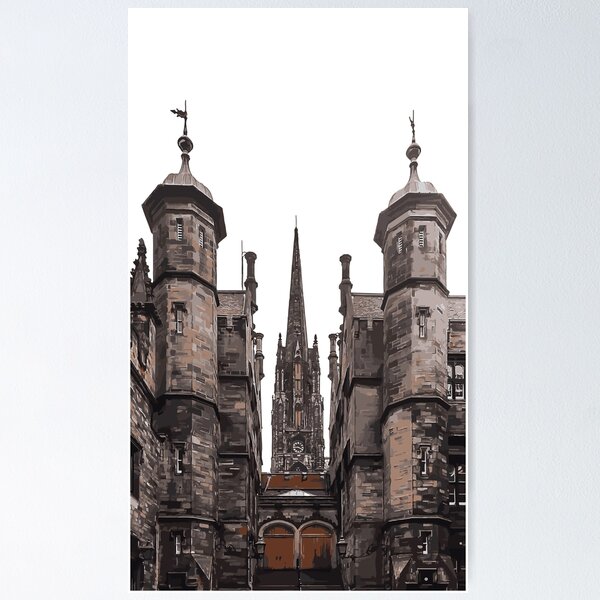 Item preview, Edinburgh buildings skyline The Hub designed and sold by am-mantilla2156.