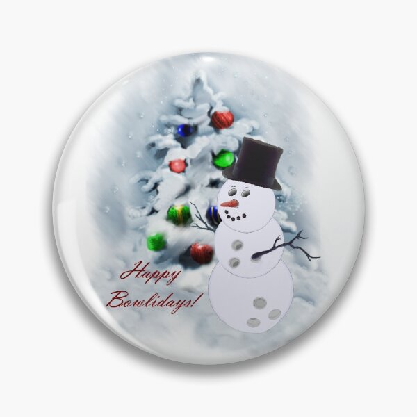 Item preview, Bowling Ball Snowman Christmas  designed and sold by springdaleshops.