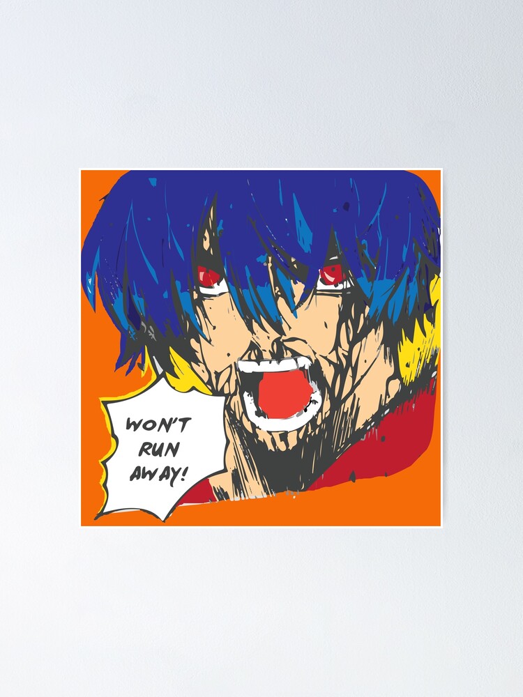 Póster «Anime personaje enojado lucha final» de CleverARTsis | Redbubble Póster «Anime personaje enojado lucha final» de CleverARTsis | Redbubble