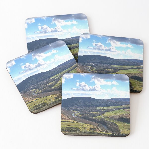 Item preview, A view from Cauld Face Hill, Thornylee along and down the valley as the River Tweed meanders past, Scottish Borders designed and sold by yourscotborders.