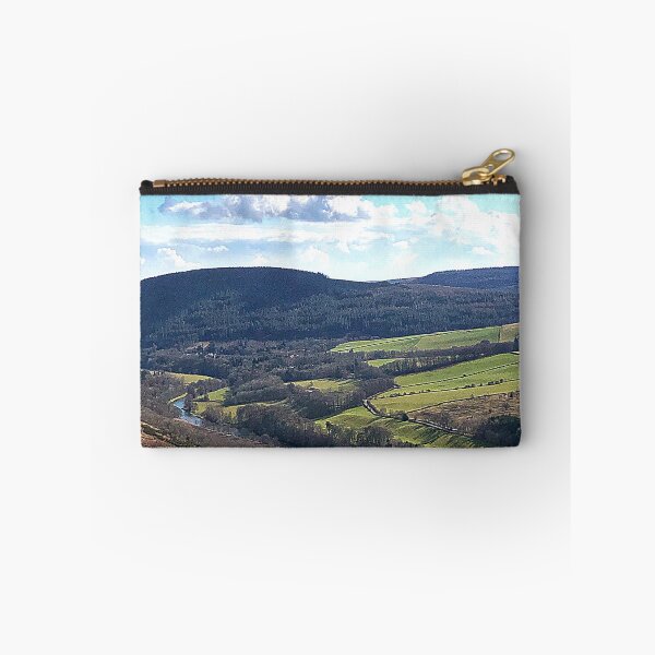 Item preview, A view from Cauld Face Hill, Thornylee along and down the valley as the River Tweed meanders past, Scottish Borders designed and sold by yourscotborders.