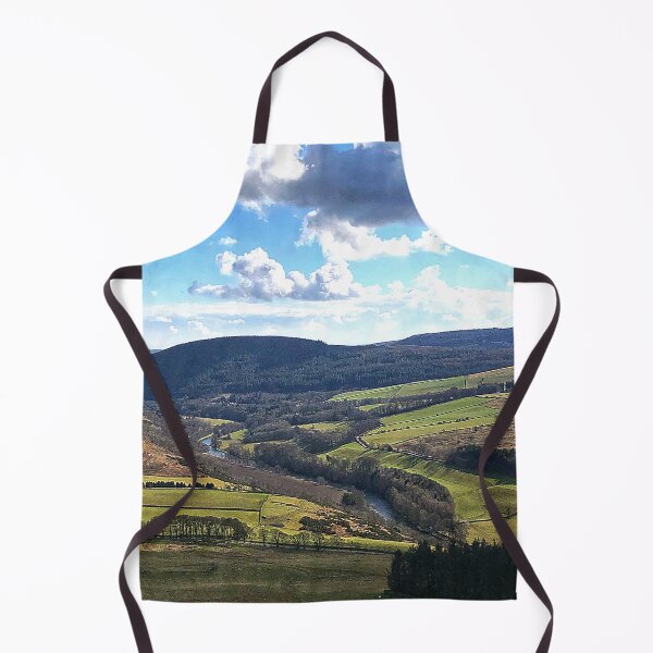 Item preview, A view from Cauld Face Hill, Thornylee along and down the valley as the River Tweed meanders past, Scottish Borders designed and sold by yourscotborders.